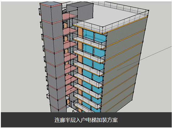 半层入户效果图