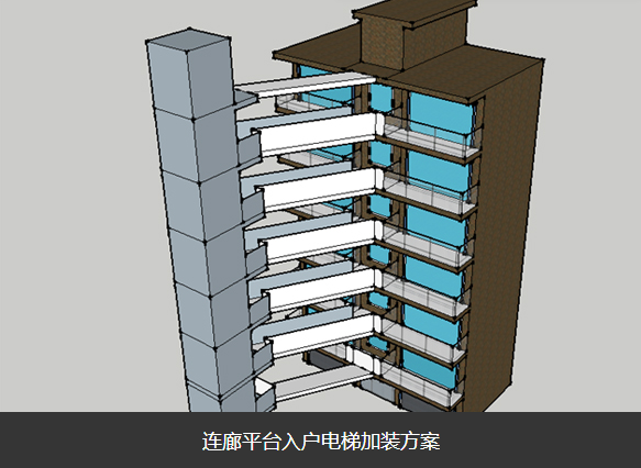 连廊平层入户